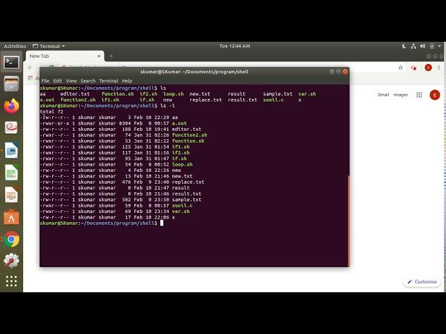 ls -l command in unix/linux | Explained ls command | coding science