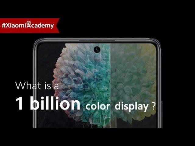 What is a 1 billion color display? | Xiaomi Academy