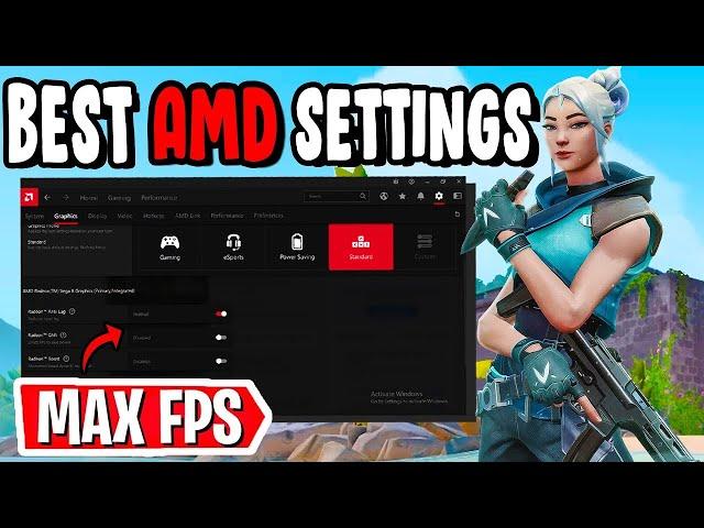 BEST AMD Radeon Settings (2024) | AMD Radeon Settings for GAMING️