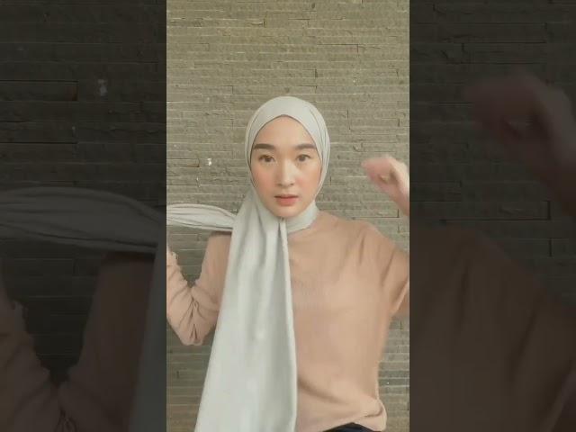 Shopee haul tutorial pashmina hijab super elegan | link dikomentar #hijabstyle