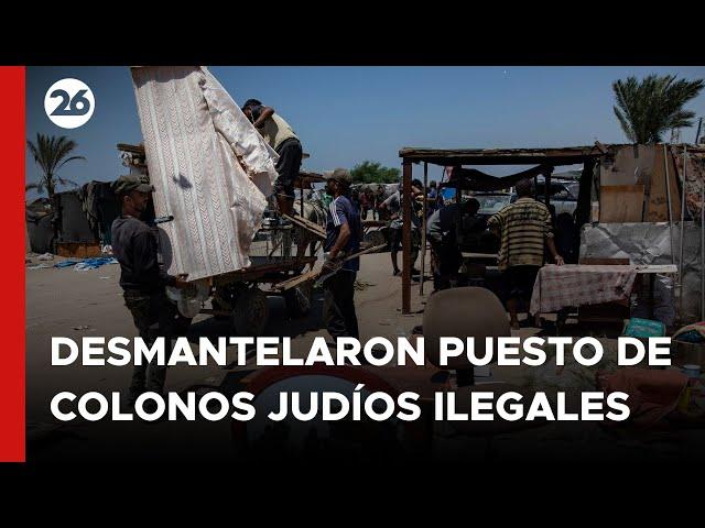 MEDIO ORIENTE | Desmantelaron puesto de colonos judíos ilegales en Cisjordania