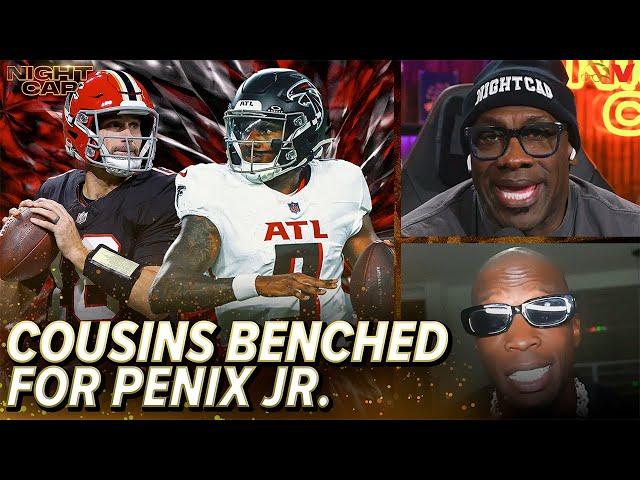 Falcons announce Kirk Cousins BENCHED for rookie Michael Penix Jr. | Nightcap