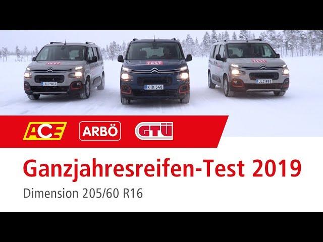 Der ACE Autoclub Ganzjahresreifen Test 2019. Sommerreifen vs. Winterreifen vs. Allwetterreifen.