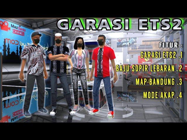 KODENAME GARASI BUSSID V3.5 GARASI ETS2 UPDATE   || MODE AKAP + SOPIR PAKAI PECI || SIZE CUMA 8MB