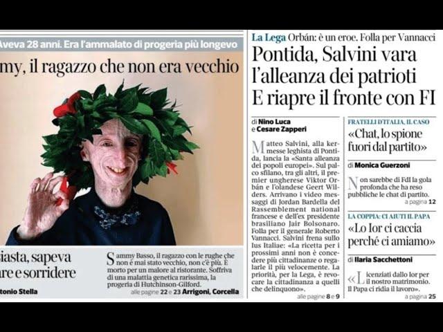 RASSEGNA STAMPA 7 OTTOBRE 2024 QUOTIDIANI NAZIONALI ITALIANI  PRIME PAGINE DEI GIORNALI DI OGGI