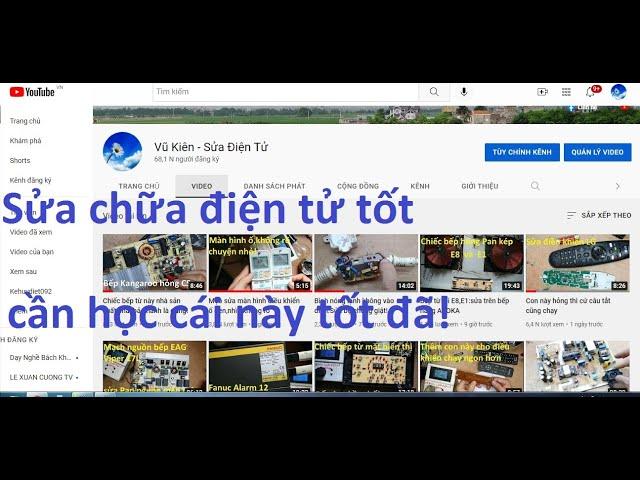 Chia sẻ cách học sửa điện tử tốt