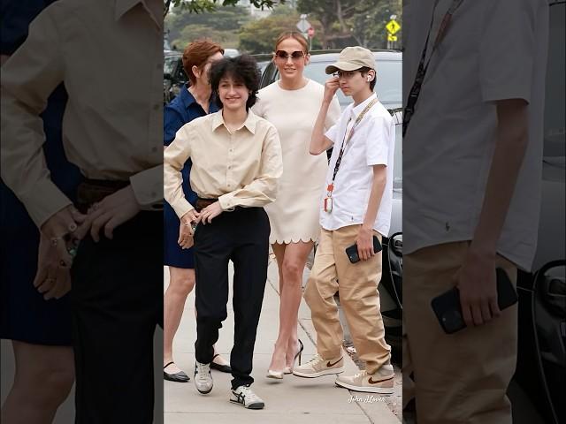 Jennifer Lopez with Max & Emme at Sam’s Graduation #JLo #Shorts