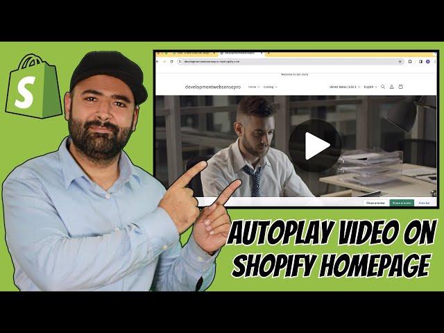 How To Add Video On Shopify Homepage With Autoplay - 2025