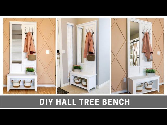 DIY Hall Tree Bench