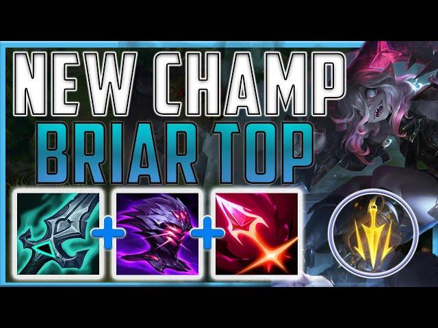 THE NEWEST CHAMP IS INSANE WITH THIS BUILD/RUNE COMBINATION!! - Briar Top | Season 13 LoL