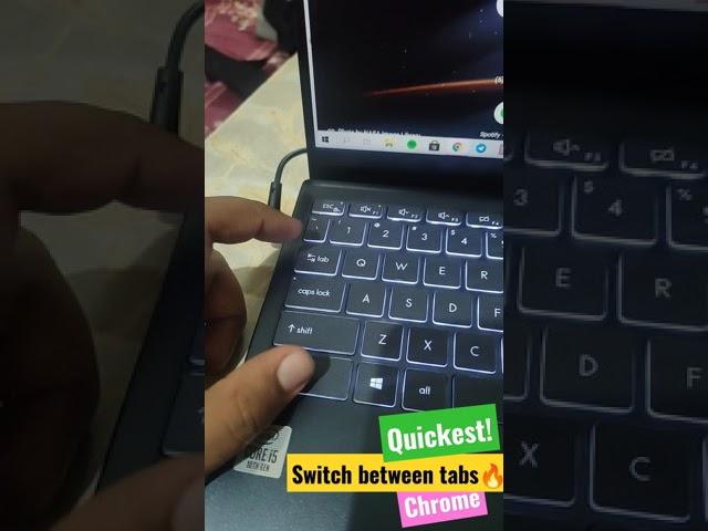 Switch between Chrome tabs! QUICKEST