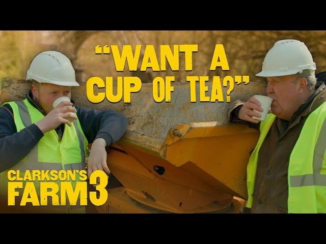 Jeremy And Kaleb Try To Be Construction Workers | Clarkson Farm S3