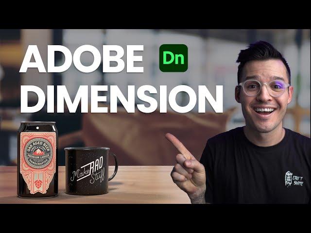 Adobe Dimension Tutorial | 3D Mockups for Beginners