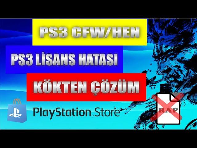 PS3 OYUNLARINDA LİSANS SORUNLARINA KÖKTEN ÇÖZÜM REHBERİ