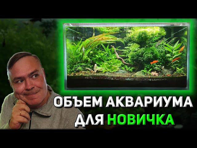 Объем аквариума для новичка. Частая ошибка выбора