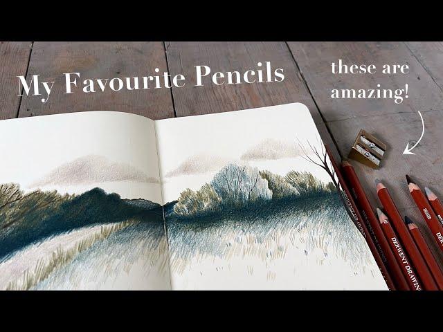 My Favourite Range Of Coloured Pencils  Derwent Drawing  Swatching + Art Process