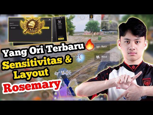 Sensitivitas PUBG Mobile Terbaik 2024 | Sensitivitas AE Rosemary Terbaru + Kode Layout PUBG 5 Jari