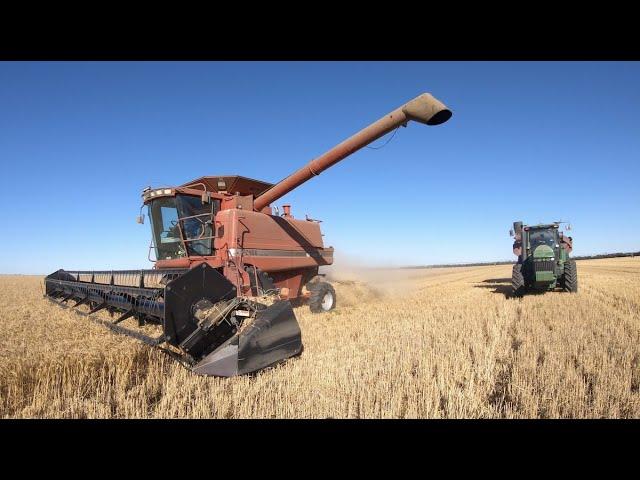 Southern Queensland winter crop harvest