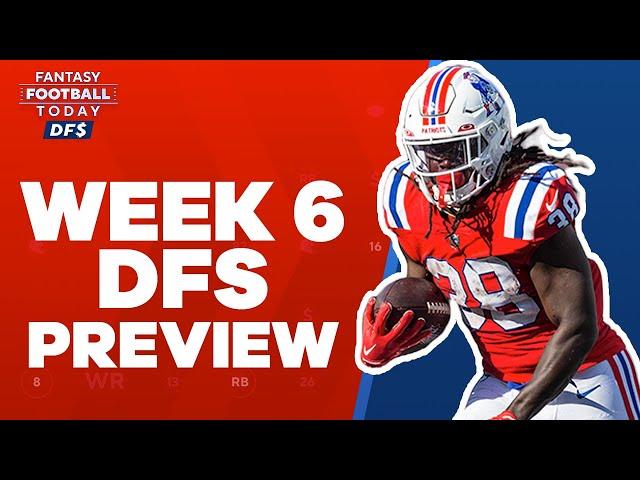 NFL DFS Week 6 Lineups, Picks, Stacks & Ownership | 2022 Fantasy Football Advice