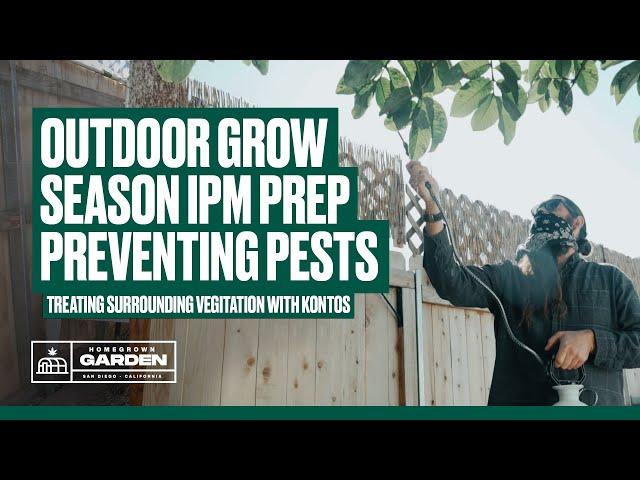 Treating Surrounding Plants to Prevent Pests with Kontos Spray | Homegrown Cannabis Co.