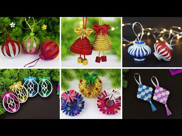 6 DIY Christmas Ornaments Decoration Ideas | Christmas Tree Decorations | Christmas Crafts