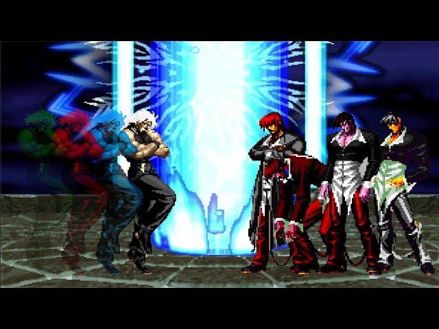 The King of Fighters (MUGEN) | New Final Rugal vs Orochi Iori Team