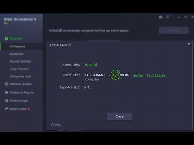 10 -  IObit Uninstaller Pro 8 0 2 19  تفعيل عملاق ازالة البرامج