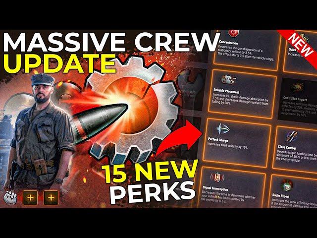 BIG Crew System Changes and New Perks | World of Tanks