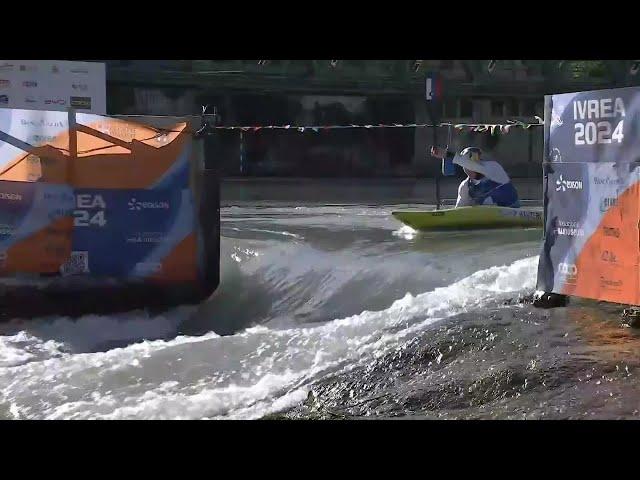 TOP 3 HIGHLIGHTS - Men's Kayak Final / 2024 ICF Canoe Slalom World Cup Ivrea Italy