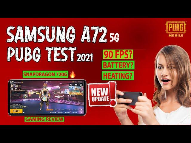 Samsung A72 PUBG Test || Gaming Performance