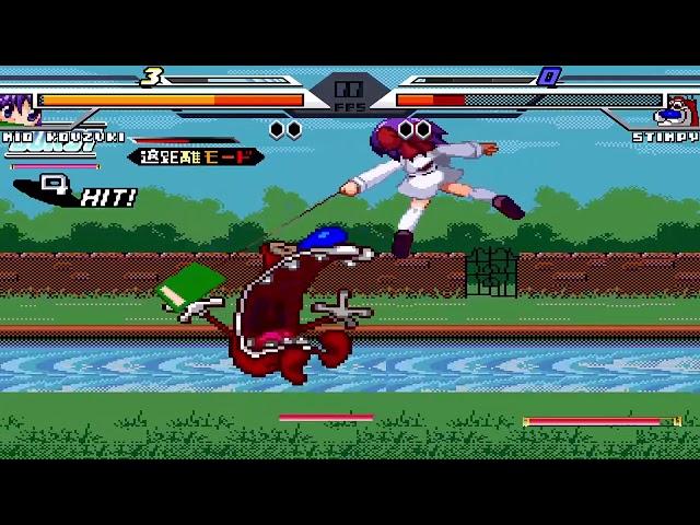 NICK54222 MUGEN: Mio Kouzuki (me) VS Stimpy