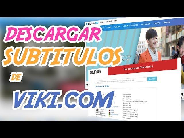 ¿COMÓ PUEDO BAJAR SOLO LOS SUBTITULOS DE VIKI?