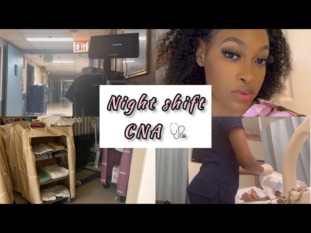 Day in the life of a night shift CNA 11PM-7AM + how to survive a night shift & what it entails!