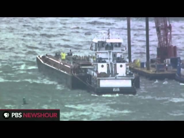 RAW VIDEO: Texas City oil spill blocks major shipping channel