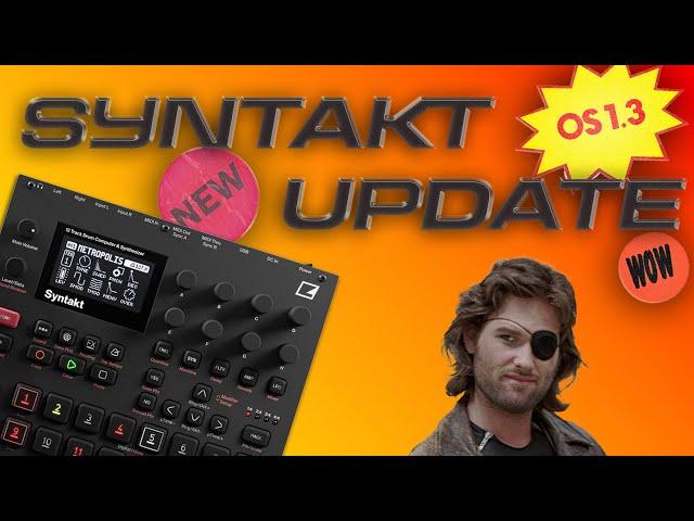 Syntakt NEW Machines & more : OS1.3 update