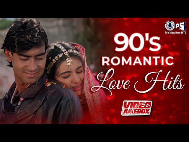 90's Romantic Love Hits - Video Jukebox | Bollywood Hindi Love Songs | 90's Hits Playlist