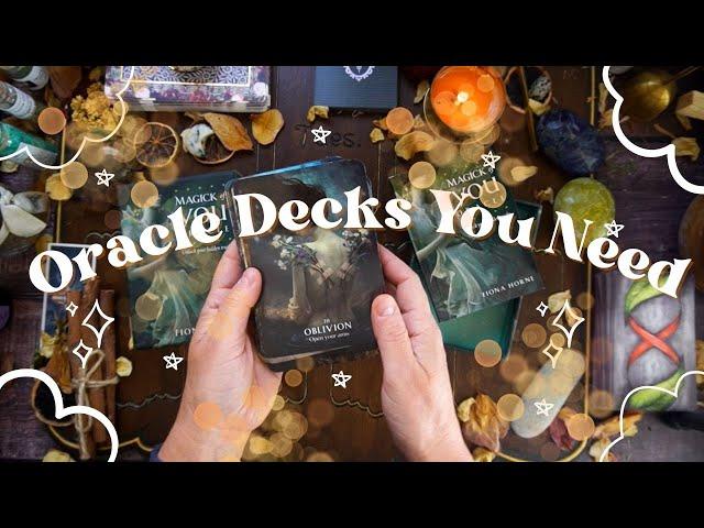 Why You Need These Oracle decks #oracledecks