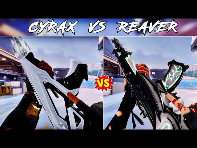 Cyrax Vandal VS Reaver Vandal Comparison || Which One Is The Best Vandal Skin In Valorant || ZORZE