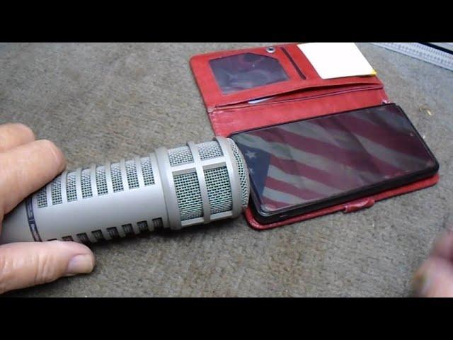 DEMO OF VINTAGE ELECTRO-VOICE EV RE20 CLASSIC BROADCAST MICROPHONE FOR SALE