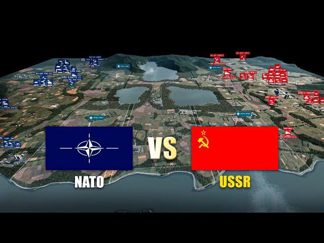 15.000 NATO ARMY vs 15.000 USSR ARMY | WARNO