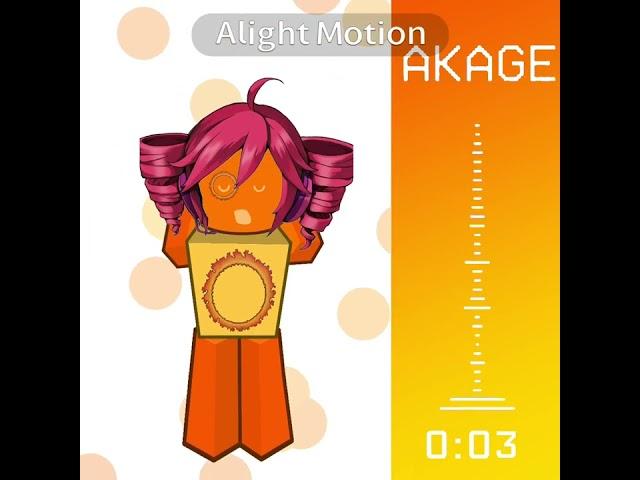 || AKAGE || #trend #lethimgo #akage #animation #alightmotion