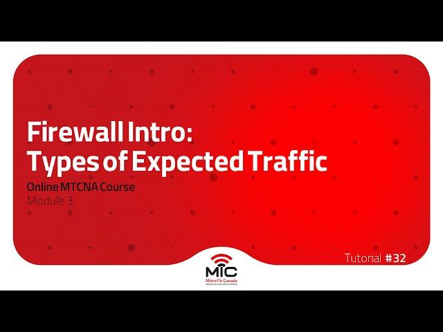 Firewall in RouterOS: Different Types of Traffic