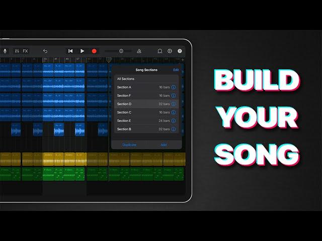 The EASY way to arrange your song in GarageBand