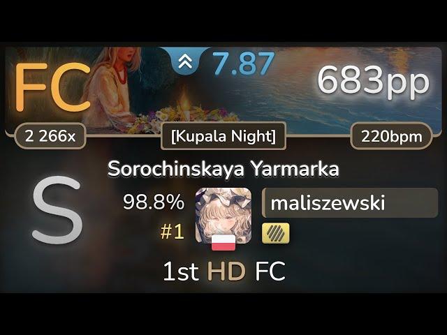 7.9⭐ maliszewski | Zmey Gorynich - Sorochinskaya Yarmarka [Kupala Night] +HD 98.8% (#1 683pp FC)