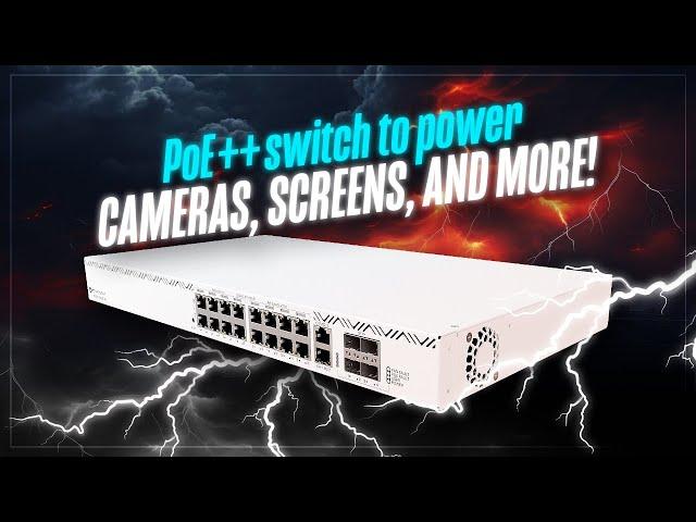 CRS320-8P-8B-4S+RM: our first PoE++ superswitch!