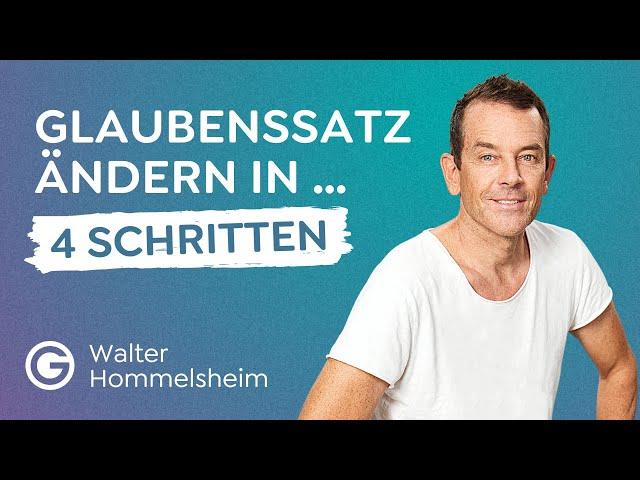 Mindset Coaching: HÖR AUF zu glauben, was du denkst! // Walter Hommelsheim