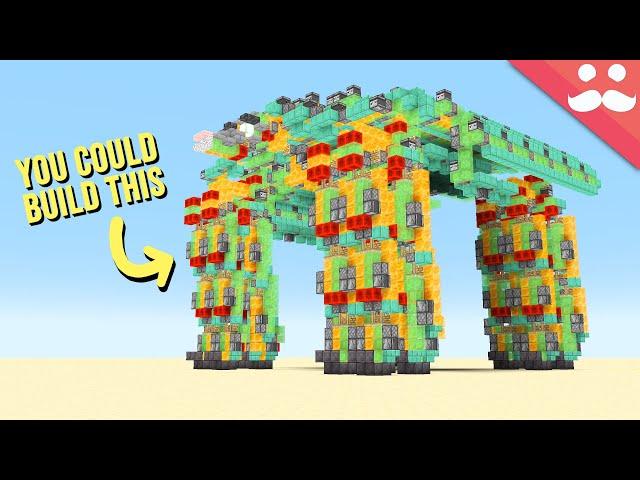 Giant Minecraft machines are embarrassingly simple