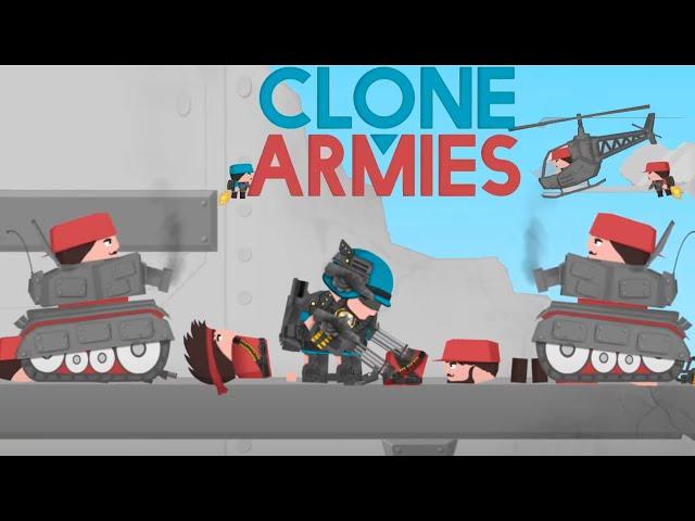 Встретил сильного соперника Clone Armies - Армия клонов 2D Games