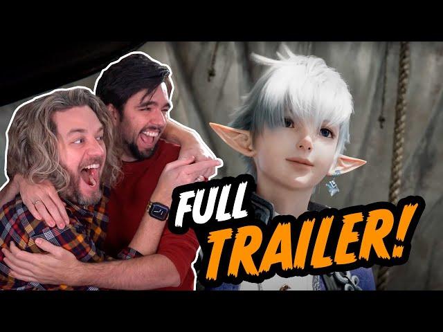 Reacting To The Full Dawntrail Trailer In Our NEW STUDIO!