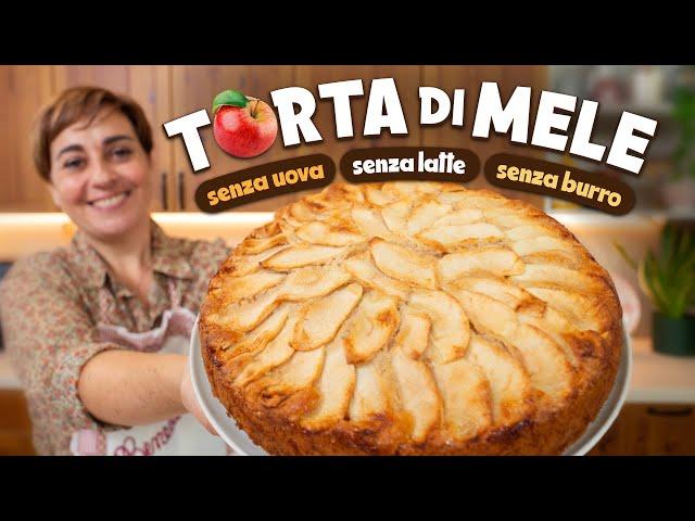 TRTA DI MELE SEMPLICE Ricetta Senza Uova, Senza Latte e Senza Burro - Fatto in Casa da Benedetta